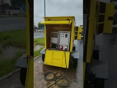 Système intégral de production d'électricité et de drainage de pompe à débit élevé et à haute tête