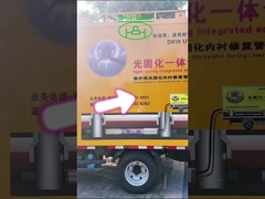 Formation en résine de verre et de polyester revêtement UV CIPP Installation rapide avec résine UP