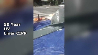 Réparation d'égouts UV CIPP Liner, 50 ans, sans fouille