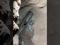 Plan de construction spécial pour la réparation UV-CIPP d'un pipeline partiellement effondré (sans couverture de sol)