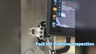 Caméra de poteau d'inspection de pipeline HD, inclinaison à 360 degrés