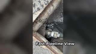 Caméra périscope d'inspection rapide des pipelines