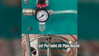 Système de réparation de tuyaux CIPP UV portable DN100 à DN250