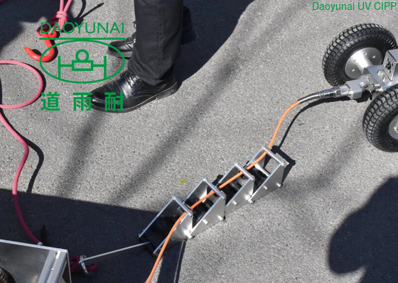 Portatif piquez-vous la caméra de chenille d'égout pour diamètres de réseau municipal d'inspection de tuyau de grands