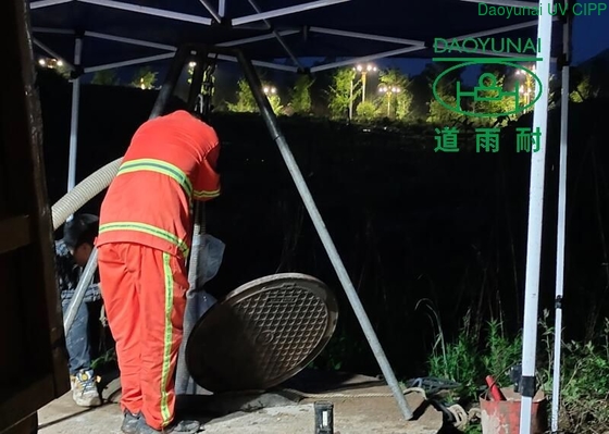 CIPP UV de tissu-renforcé rayant le tuyau en place traité rayant le traitement mené UV d'équipement