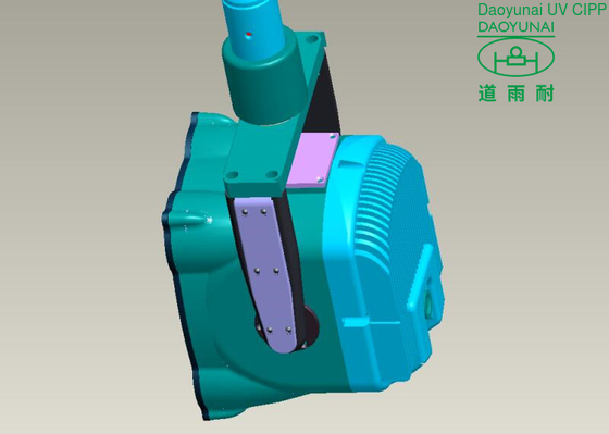Portée élevée de périscope extensible de canalisation de système de caméra de Polonais d'égout d'inspection