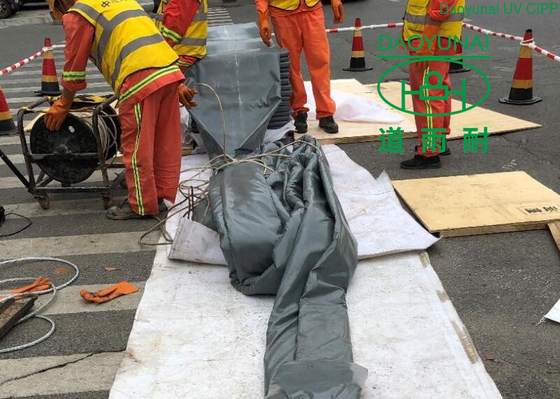 tuyau de doublure UV de l'égout CIPP traitant la réparation de Trenchless dans des réseaux de tuyau d'eaux d'égout d'eau de pluie