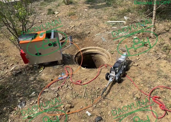 Inspection vidéo des égouts compacts avec une capacité de super haute intensité lumineuse