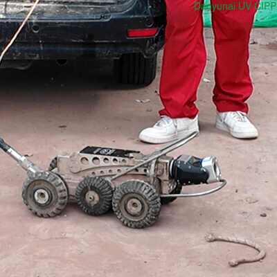 DN1500 Caméra d'inspection des égouts avec caméra haute définition et robot d'exploration pour inspection de grandes conduites par caméra de surveillance