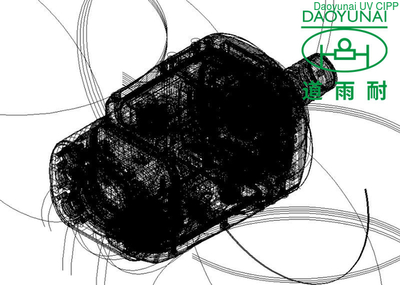 Caméra PTZ de HD pour le système de robot de caméra d'inspection de tuyau d'unité de chenille de télévision en circuit fermé